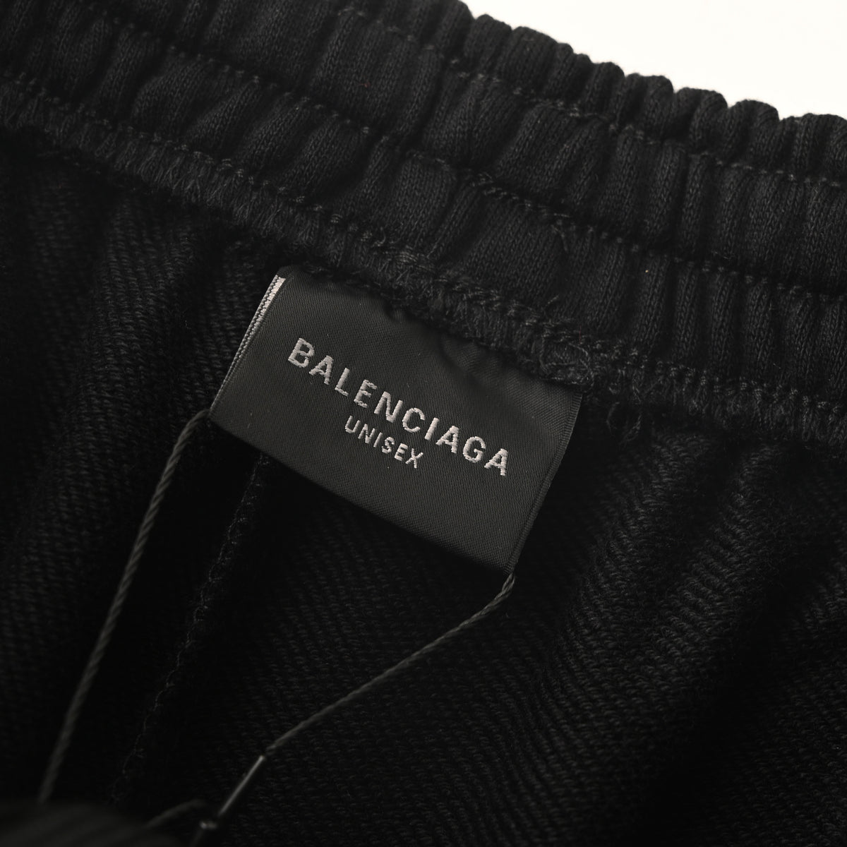 BALENCIAGA BLCG BACK Embroidered Lettering Shorts