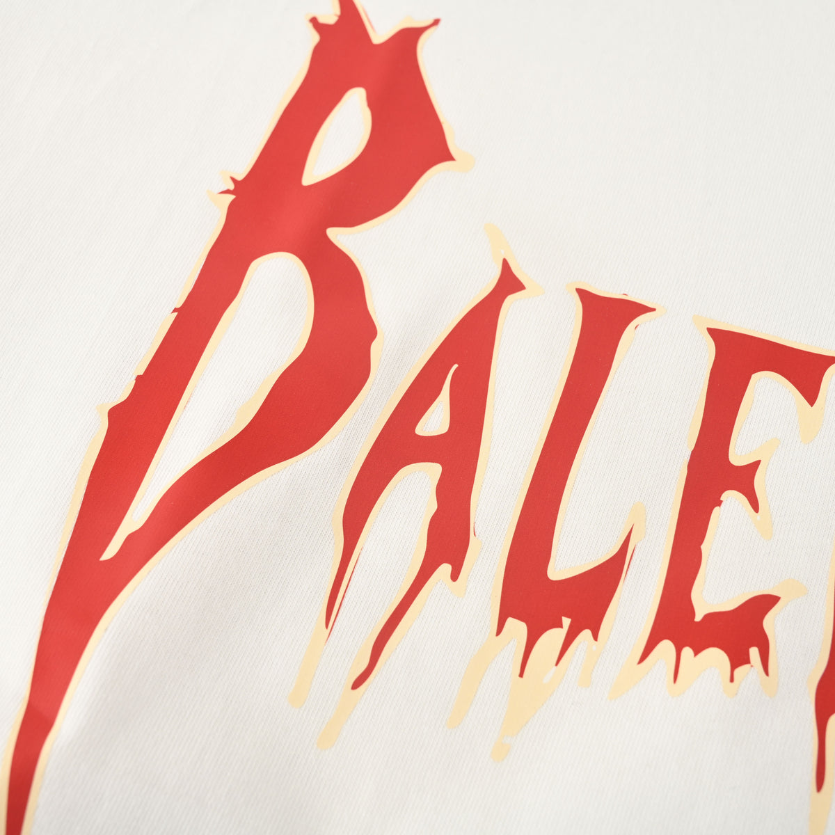 BALENCIAGA Flame Lettering Print Short Sleeve T-Shirt