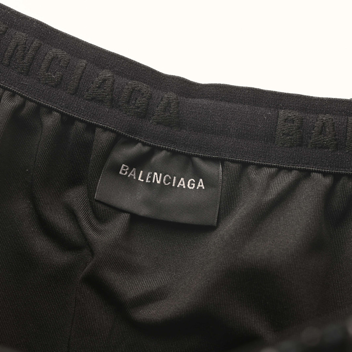 BALENCIAGA Plaid Beach Shorts with Wheat Embroidery