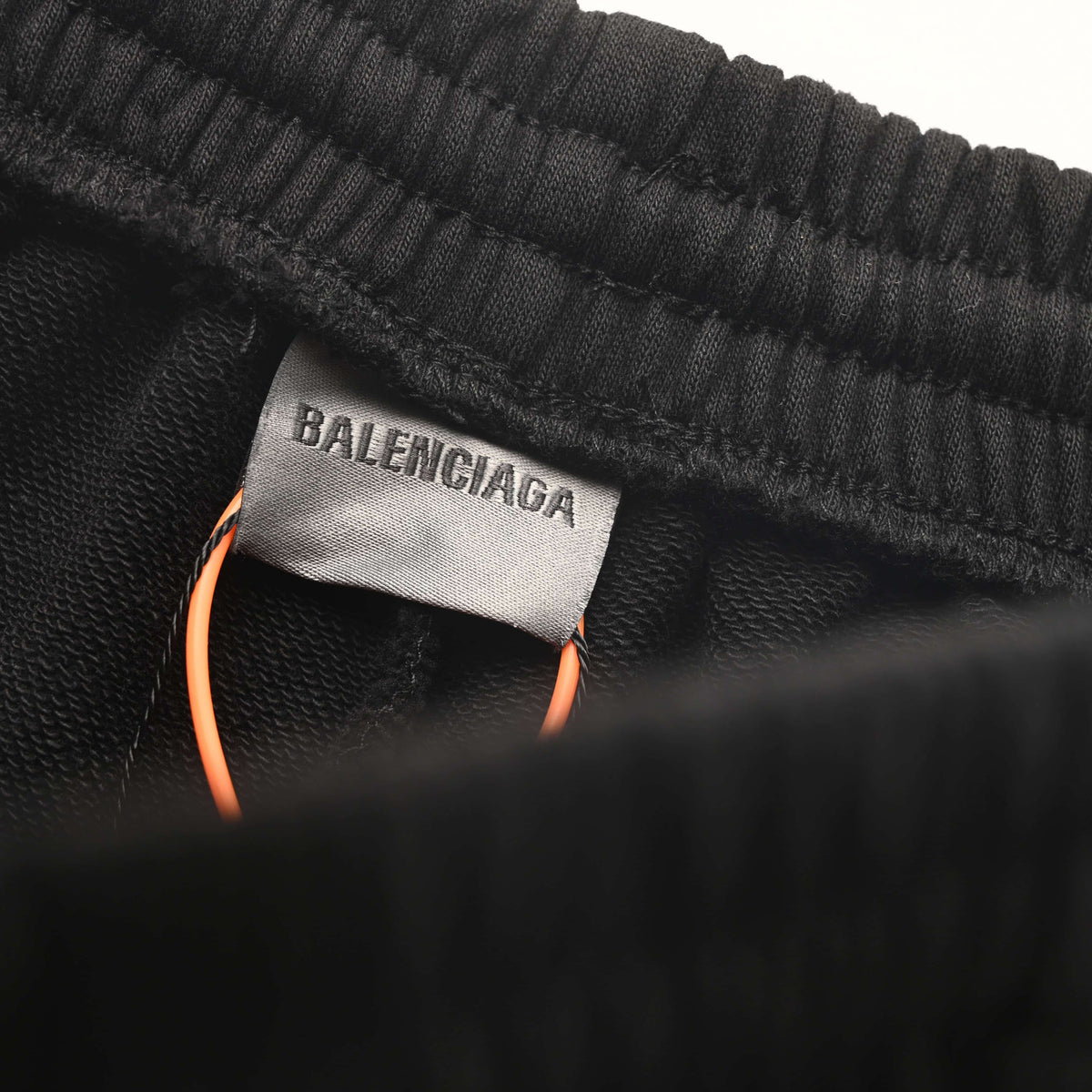 BALENCIAGA Green Tape Motif Shorts