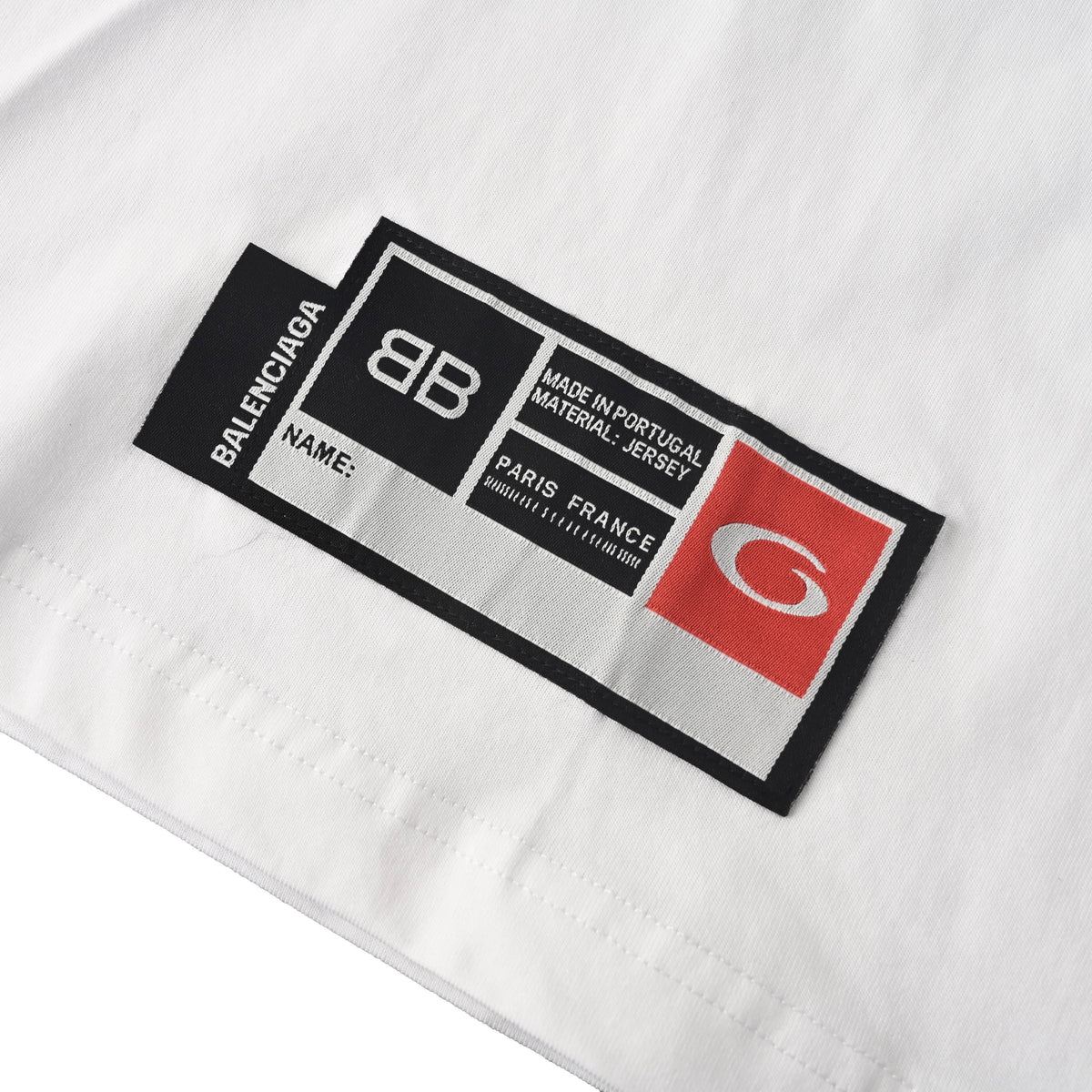 Balenciaga BLCG 01 Basketball-Inspired Embroidered Long-Sleeve T-Shirt