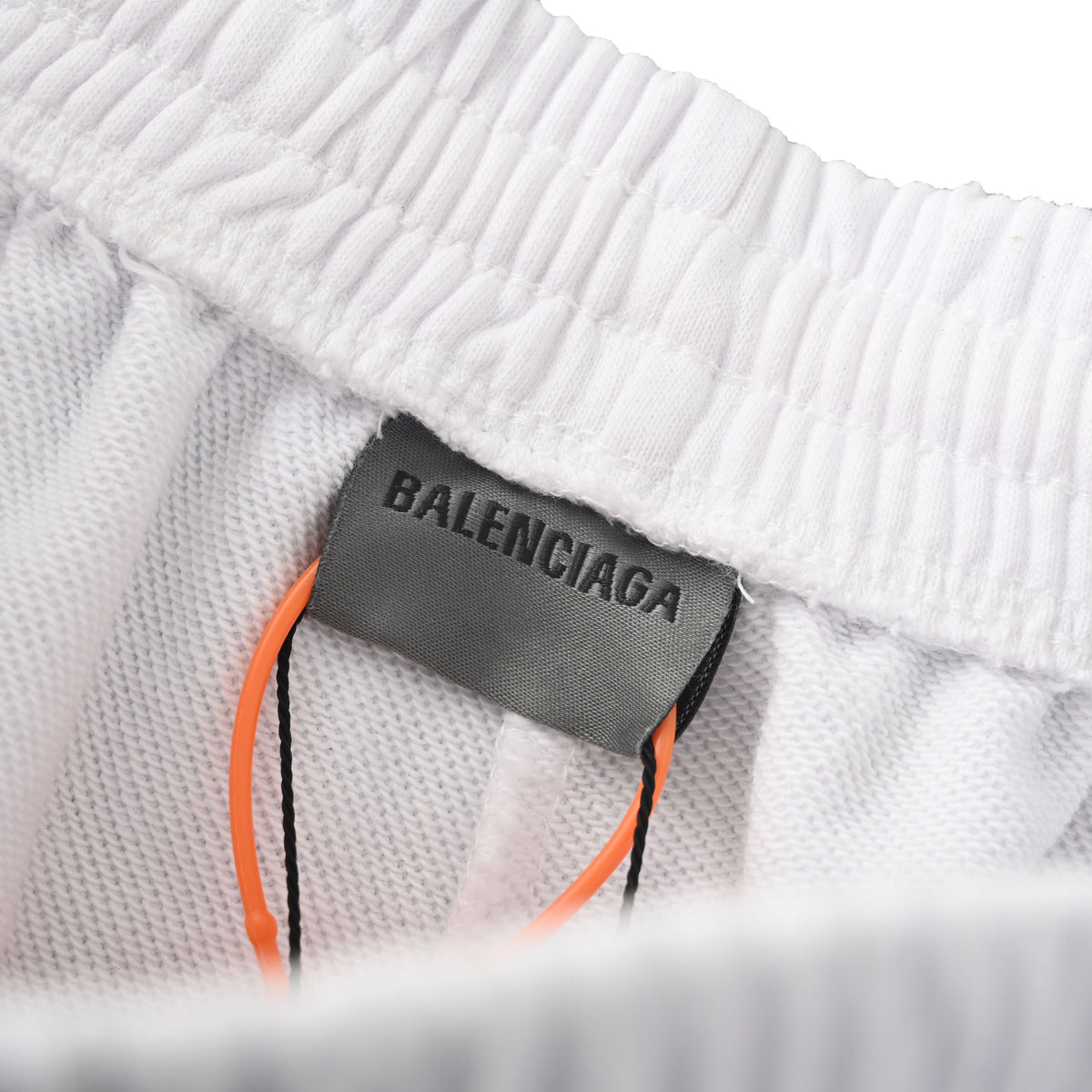 BALENCIAGA Green Tape Motif Shorts