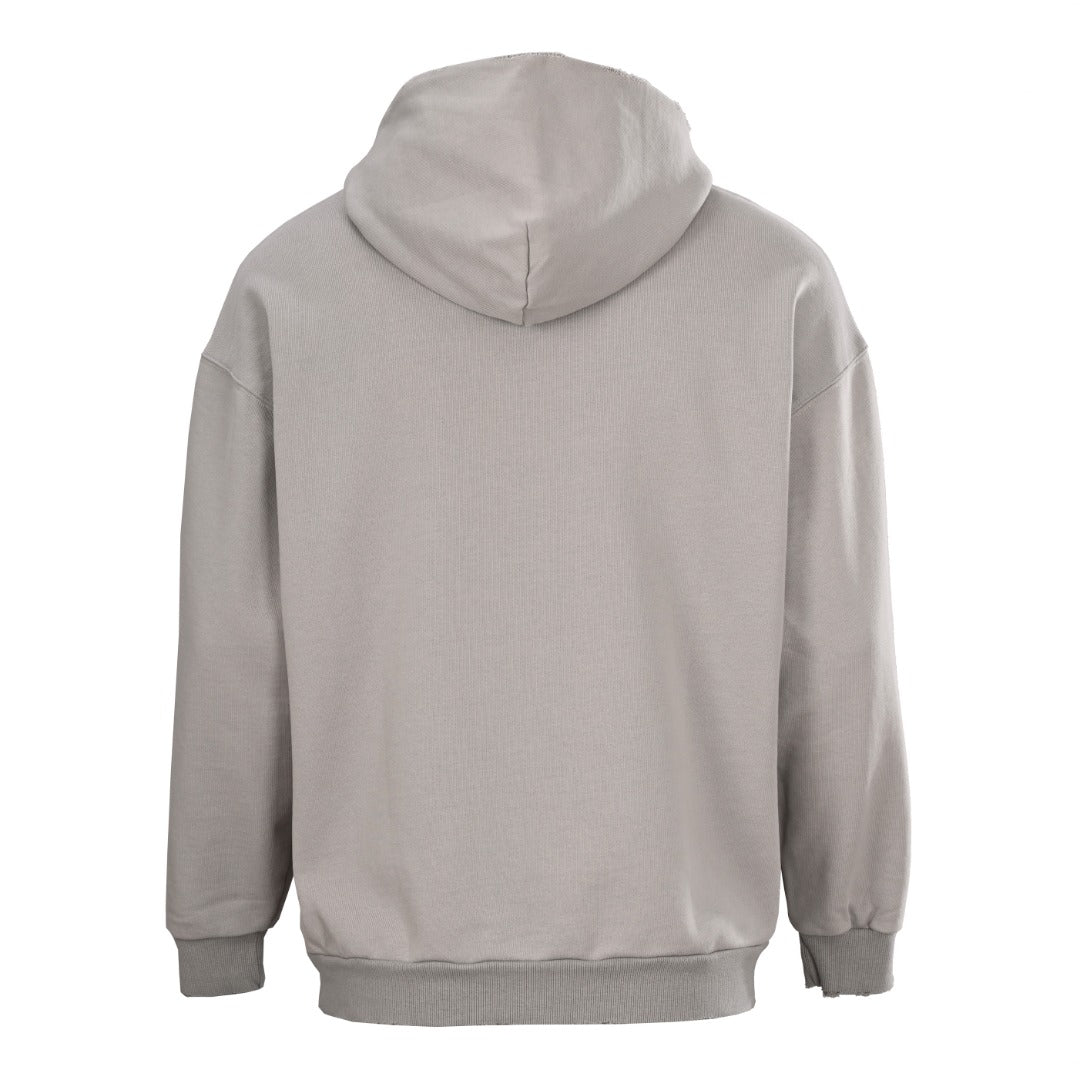 Balenciaga BB Logo Distressed Oversized Pullover Hoodie