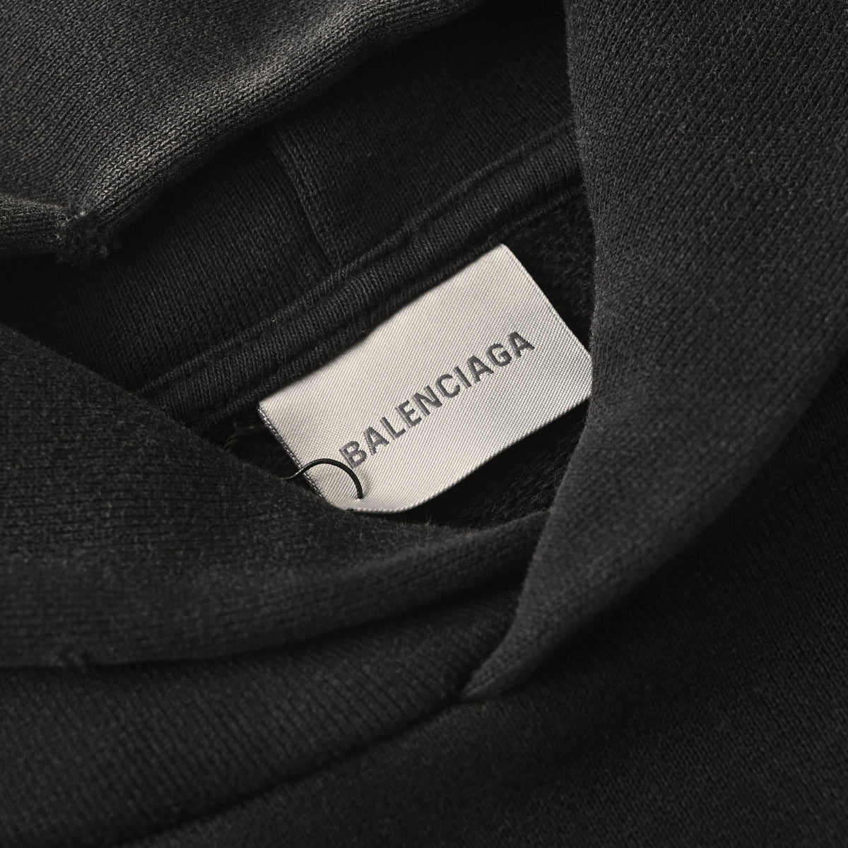 BALENCIAGA Blue Lightning Lettering Hoodie