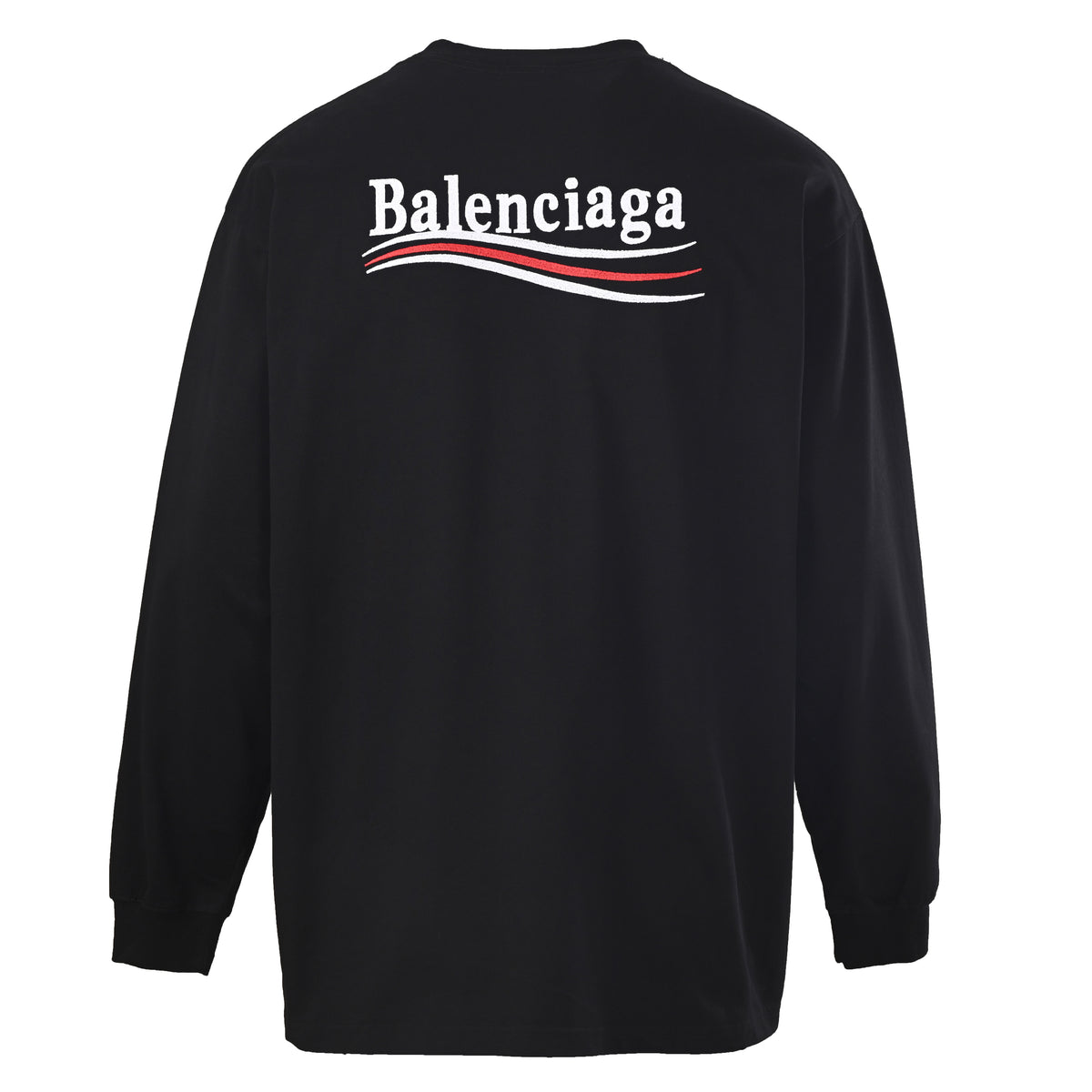 Balenciaga BLCG Cola Embroidered Heavyweight Long-Sleeve T-Shirt