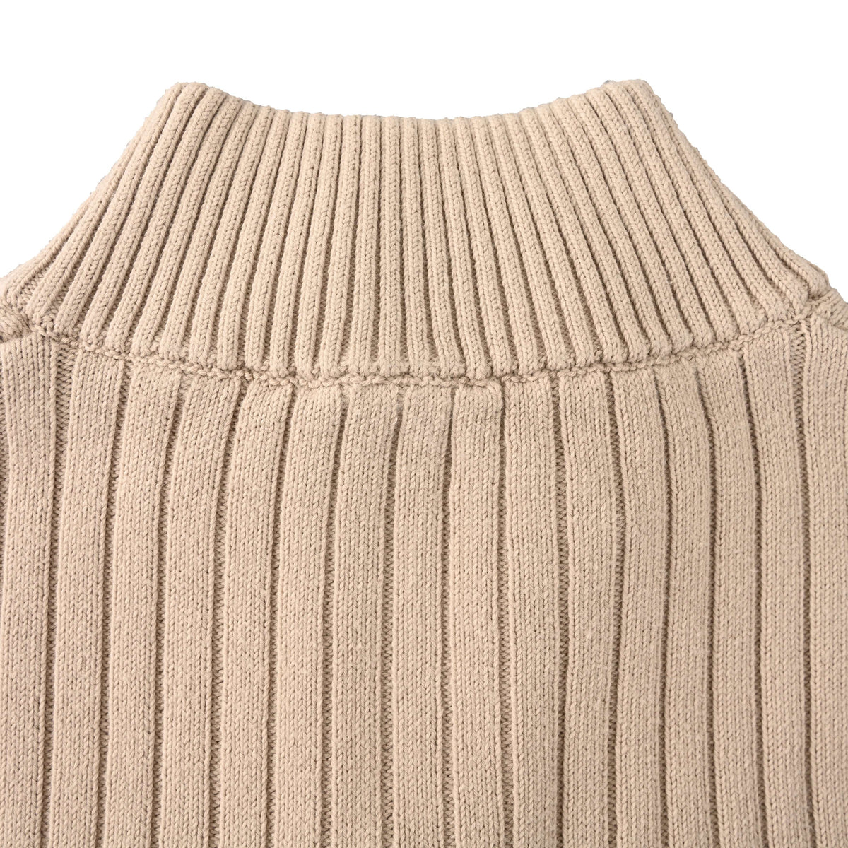 BALENCIAGA Cola Wave Motif Half-Zip Knit Sweater
