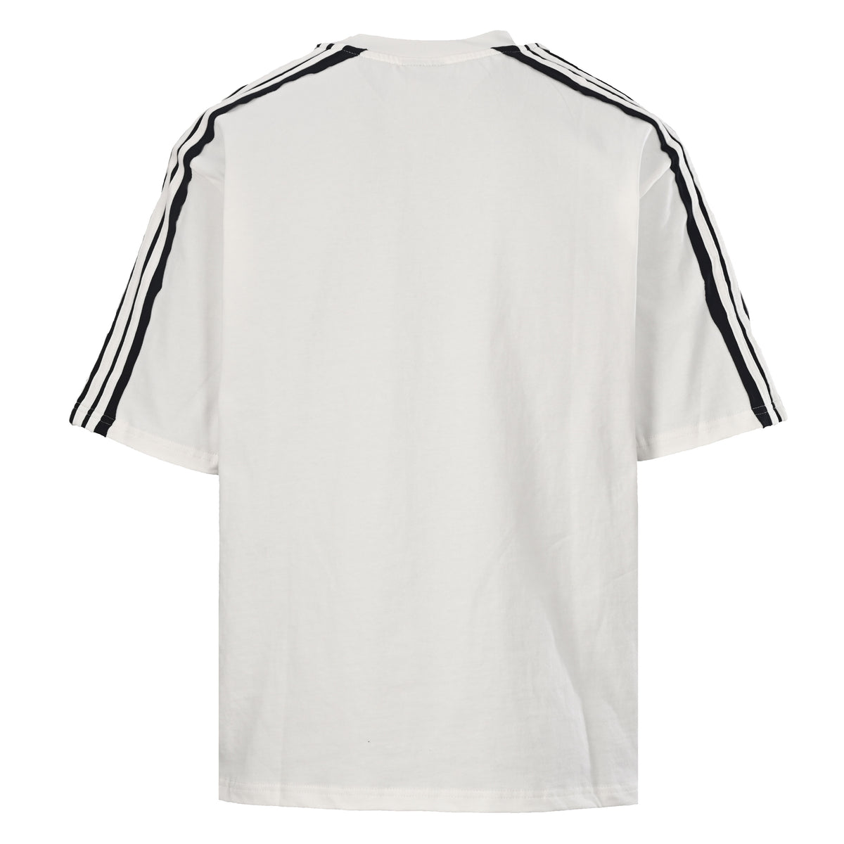 BALENCIAGA Unity Sports Icon Double-Ring Embroidered Contrast Stripe T-Shirt