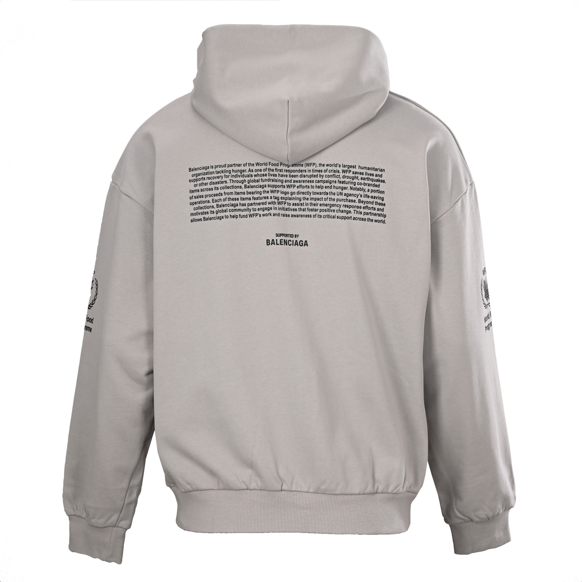 Balenciaga BLCG WFP Washed Cotton Terry Zip-Up Hoodie
