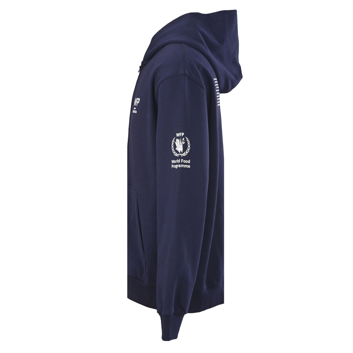 Balenciaga BLCG WFP Graphic Zip-Up Cotton Hoodie