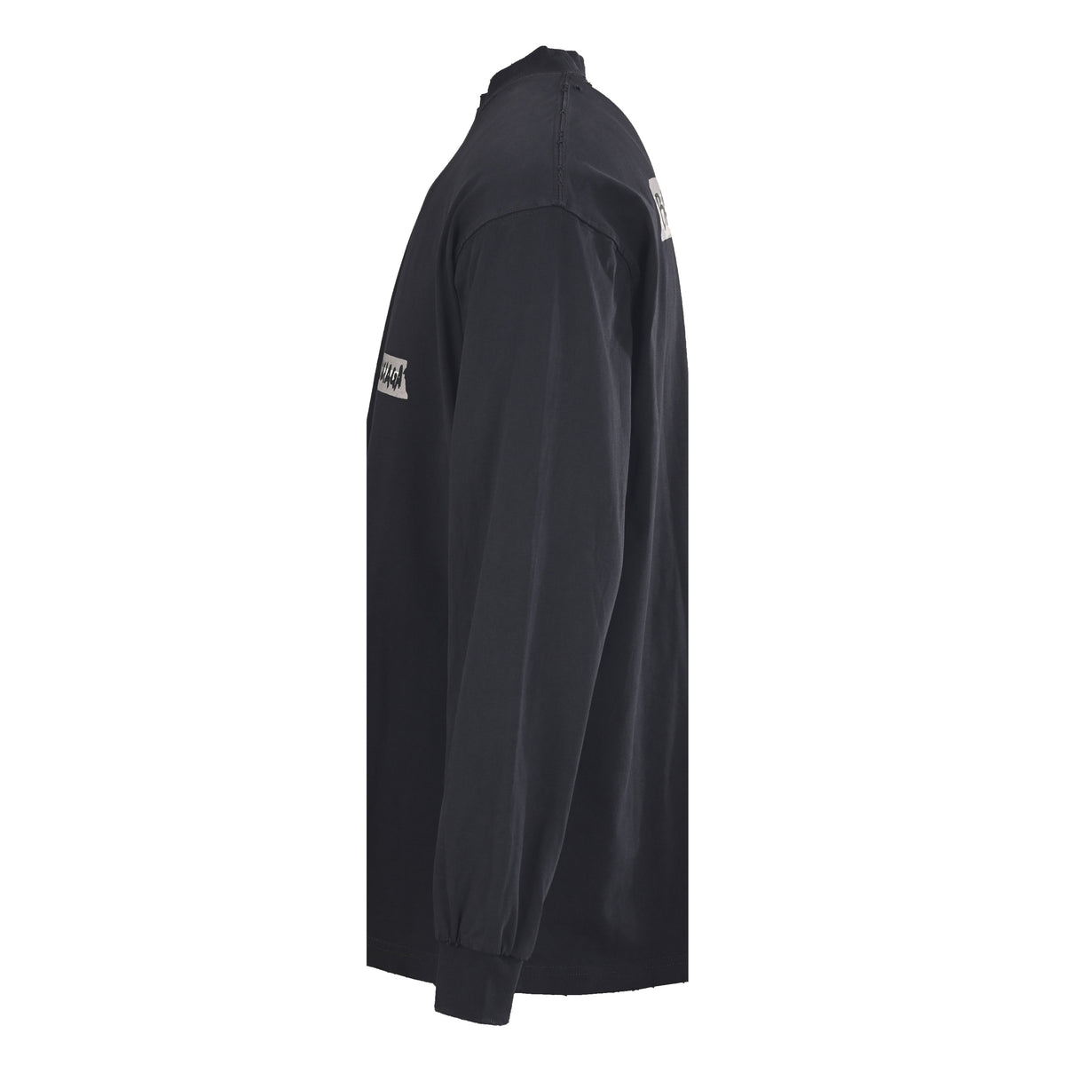 BALENCIAGA Masking Tape Graphic Long Sleeve T-Shirt
