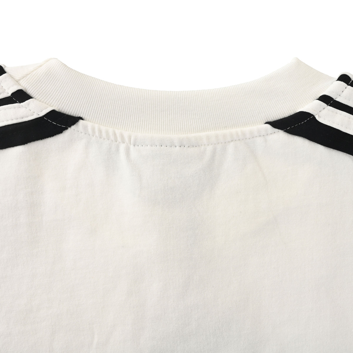 BALENCIAGA Unity Sports Icon Double-Ring Embroidered Contrast Stripe T-Shirt