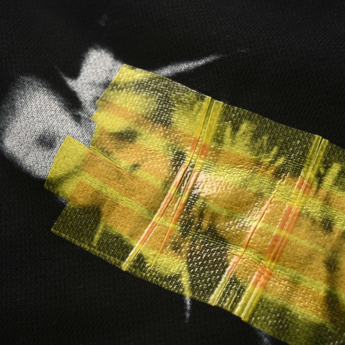 BALENCIAGA Layered Tape Design Hoodie