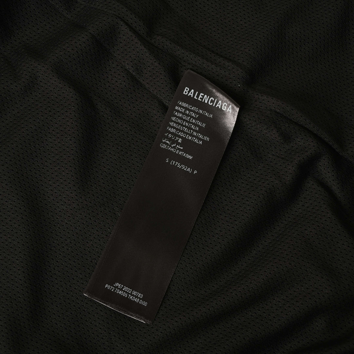 BALENCIAGA 3M Embroidered Stand Collar Jacket