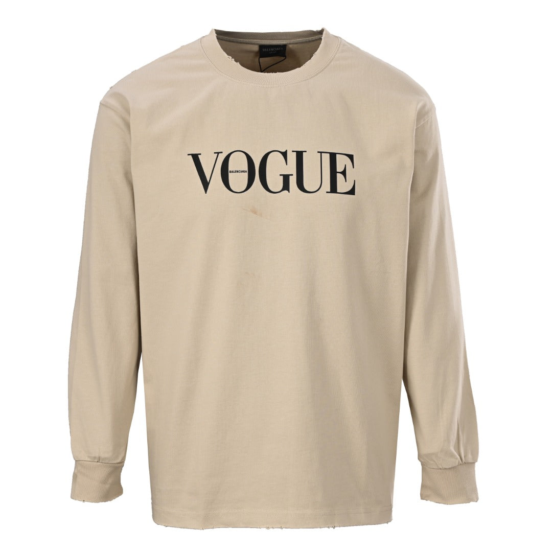 Balenciaga x Vogue Lighthouse Distressed Long-Sleeve T-Shirt