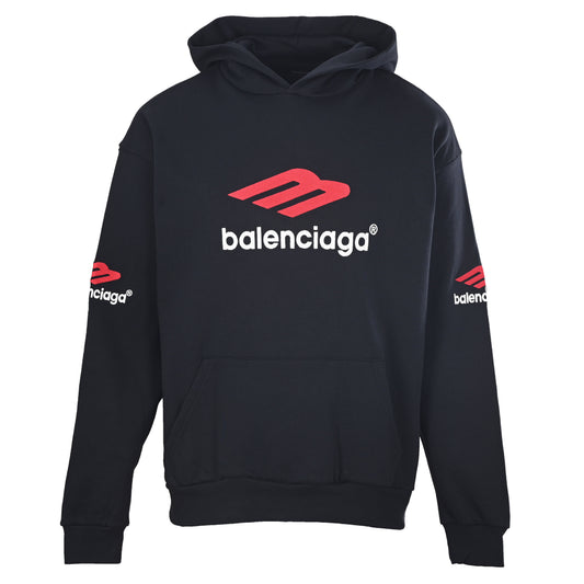 Balenciaga BLCG 3M Letter Embroidered Unisex Hoodie