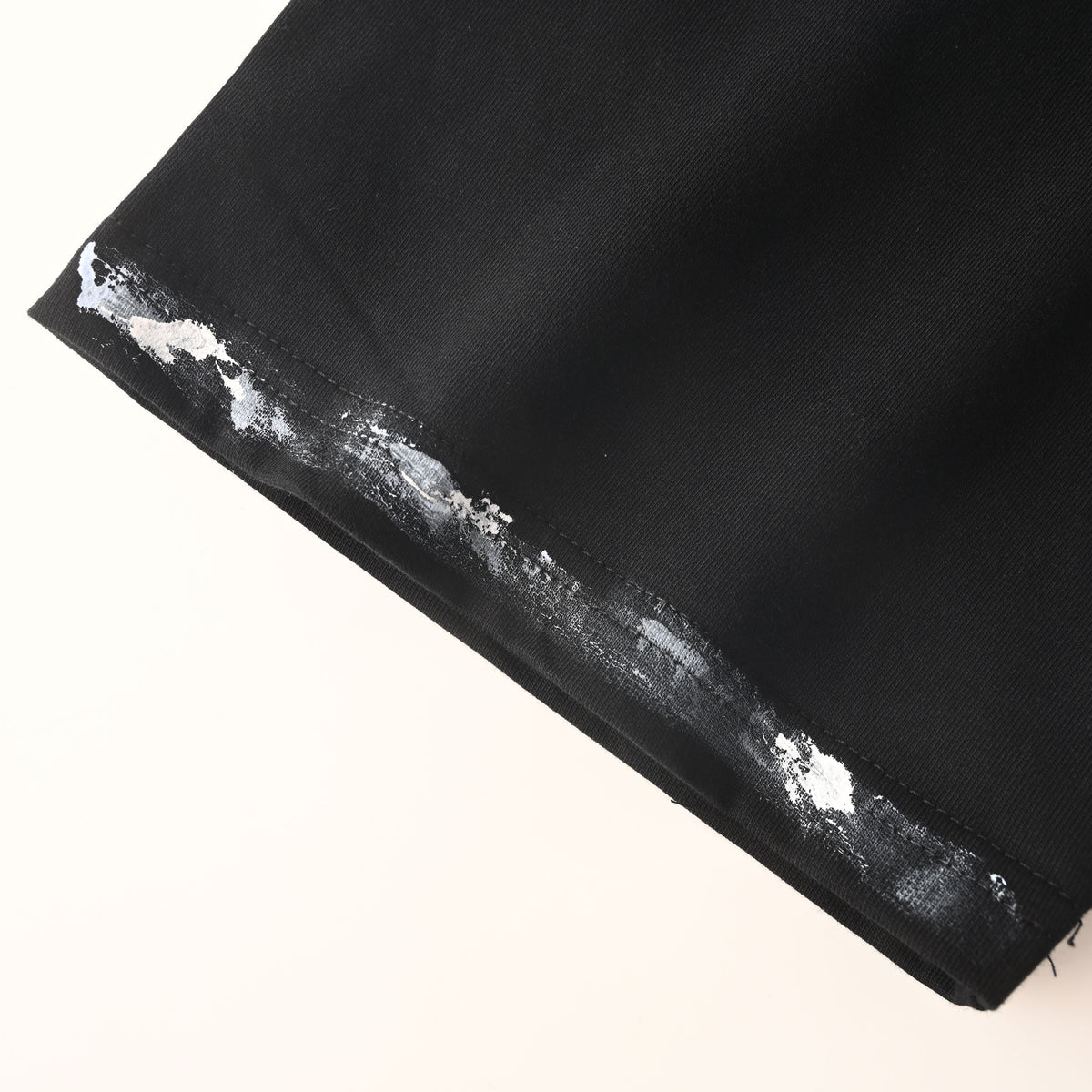BALENCIAGA Ring Embroidered Graffiti Paint-Splatter Crew Neck T-Shirt