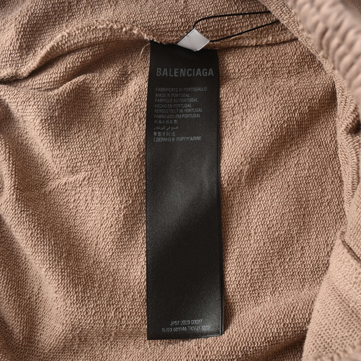 BALENCIAGA Qixi Edition All-Over Tape Sticker Graphic Shorts