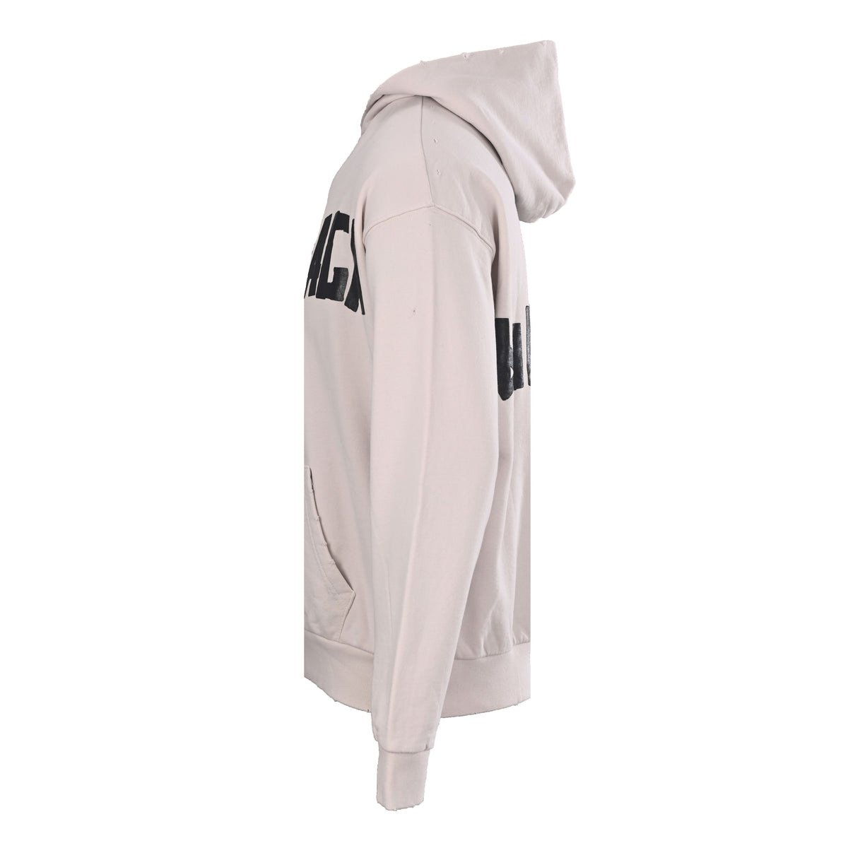 Balenciaga BLCG Washed Tape Lettering Unisex Hoodie