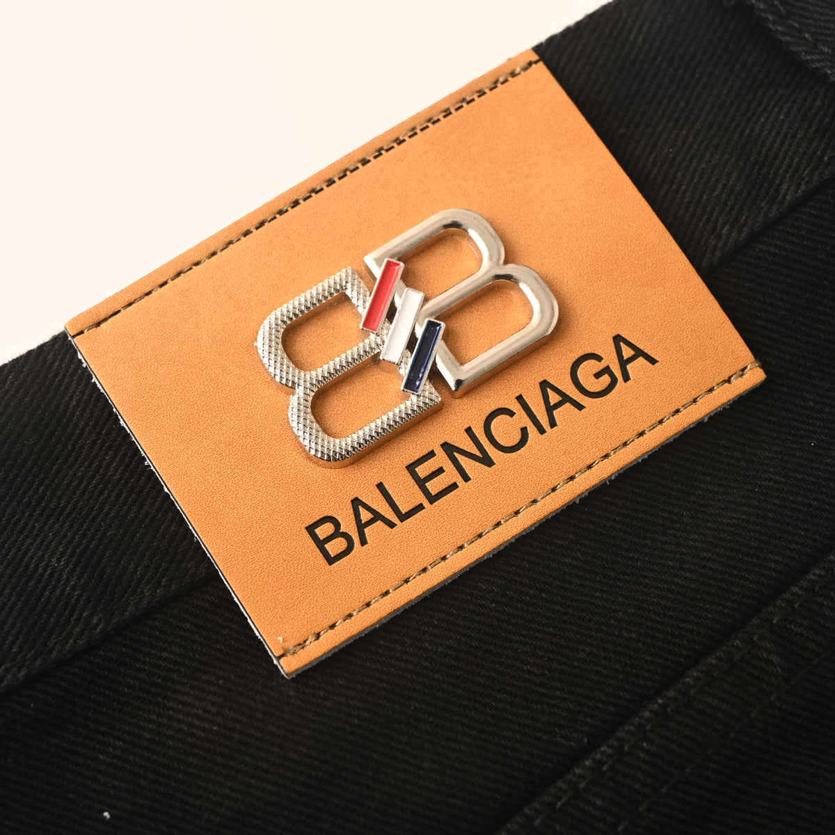 Unisex Denim Jeans with Double-B Back Pocket Detail