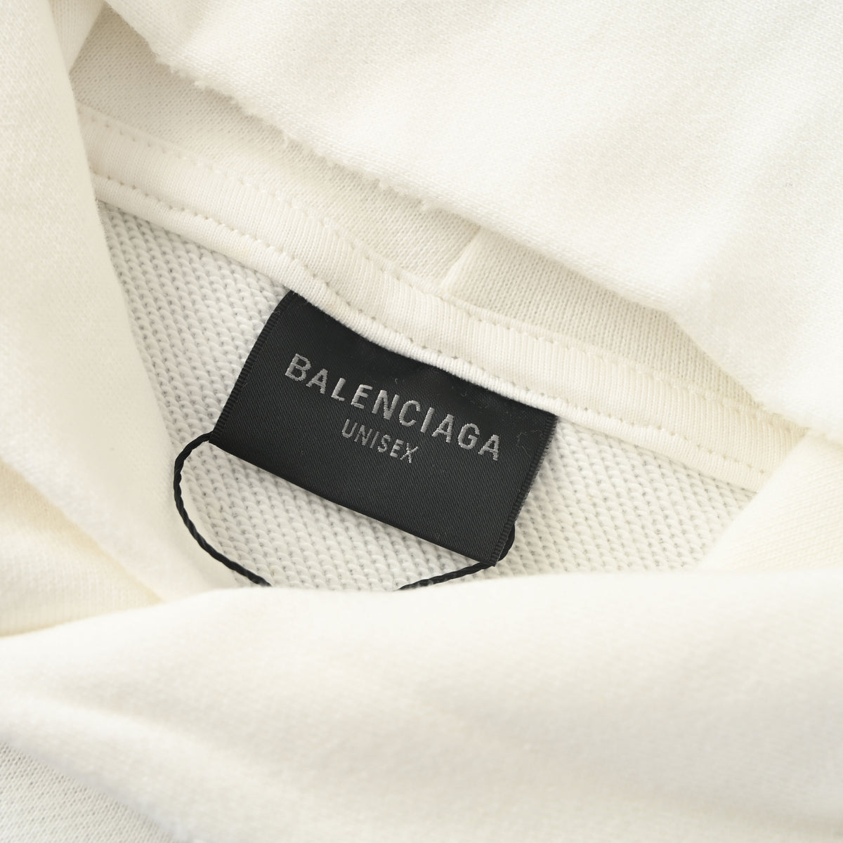 BALENCIAGA Distressed Liquid-Effect Graphic Print Hoodie
