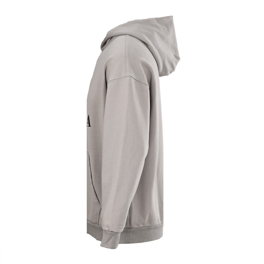 Balenciaga BB Logo Distressed Oversized Pullover Hoodie