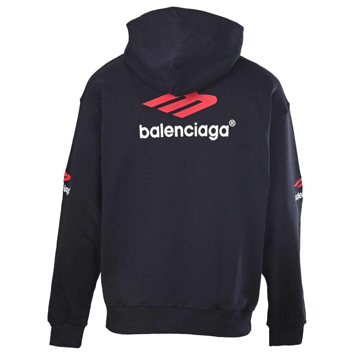 Balenciaga BLCG 3M Letter Embroidered Unisex Hoodie