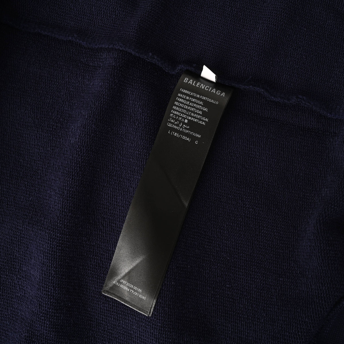 Balenciaga BLCG WFP Graphic Zip-Up Cotton Hoodie