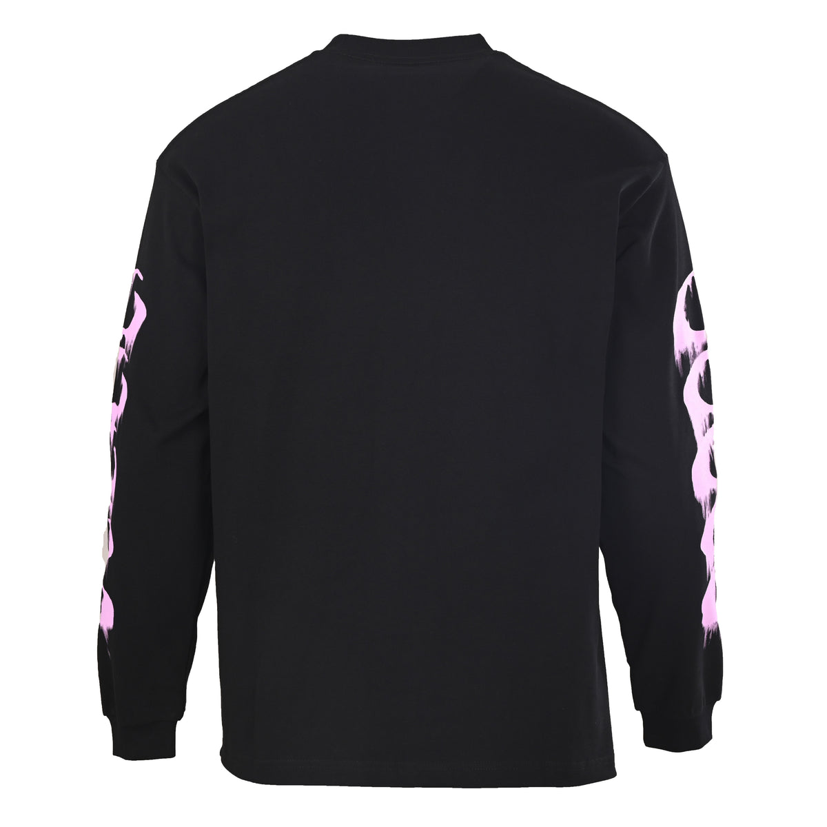 BALENCIAGA Pink 3B Dissolving-Effect Long Sleeve T-Shirt