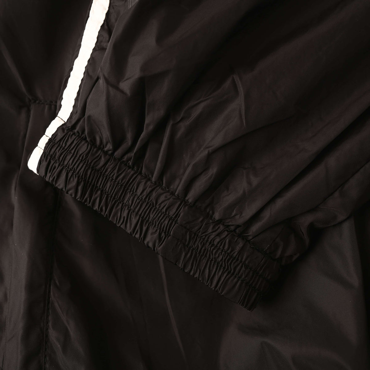 BALENCIAGA x adidas Trefoil Black & White Shoulder-Panel Jacket
