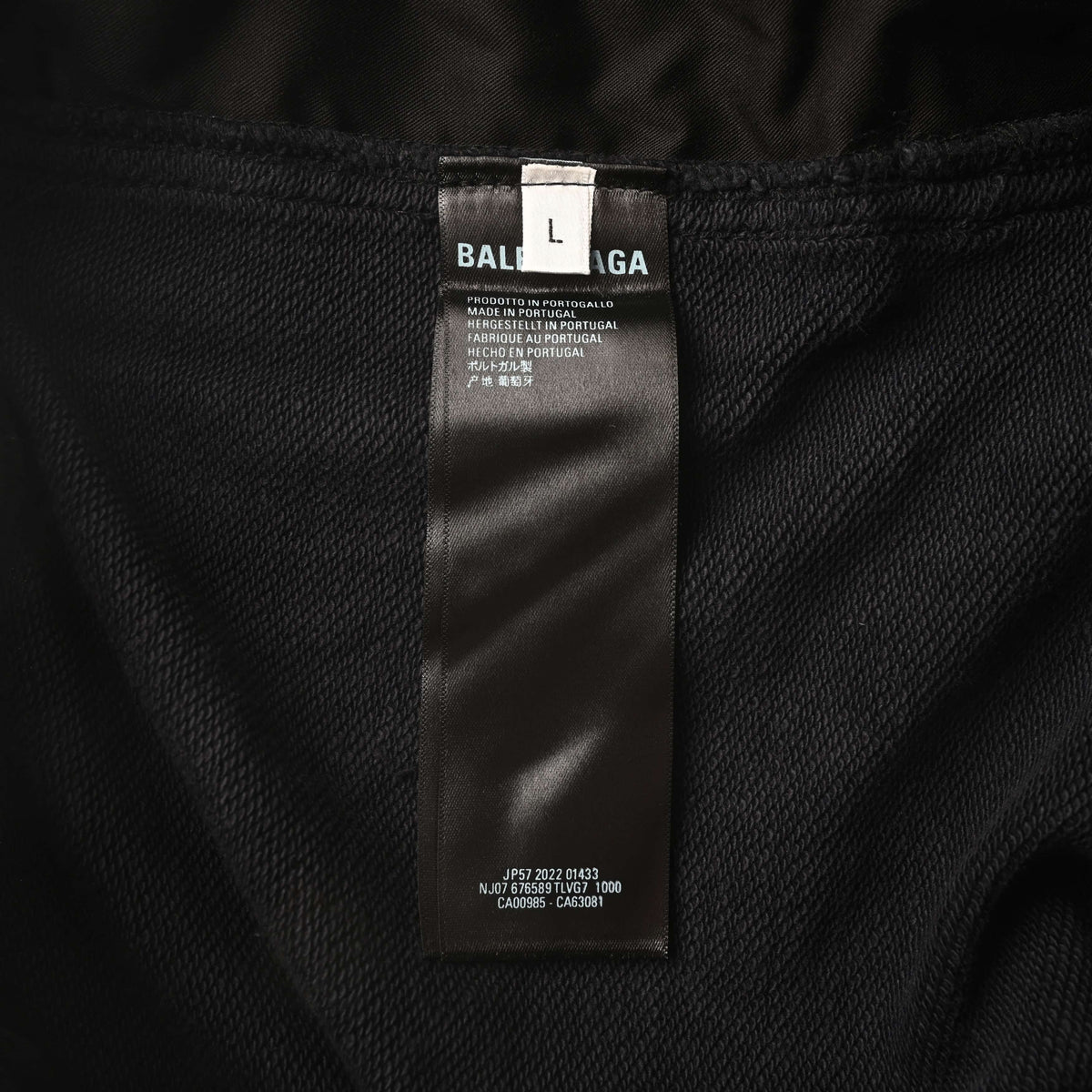 Black Panelled Twill Cargo Pants with Double-Ring Detail