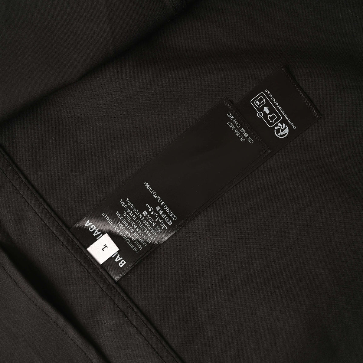 BALENCIAGA Classic Back Graphic Print Shirt Jacket