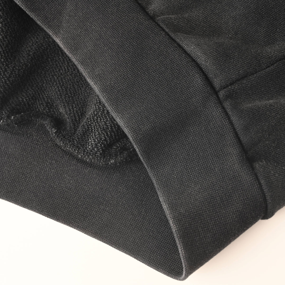 Balenciaga BLCG Blue Embroidered Washed Black Heavyweight Hoodie