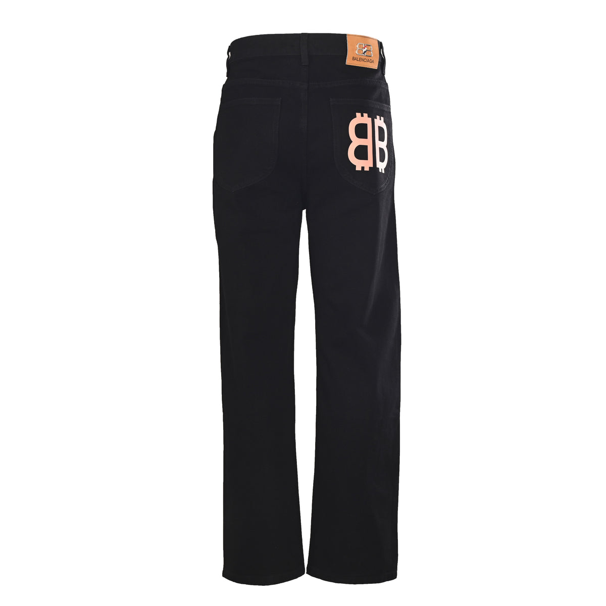 Unisex Denim Jeans with Double-B Back Pocket Detail