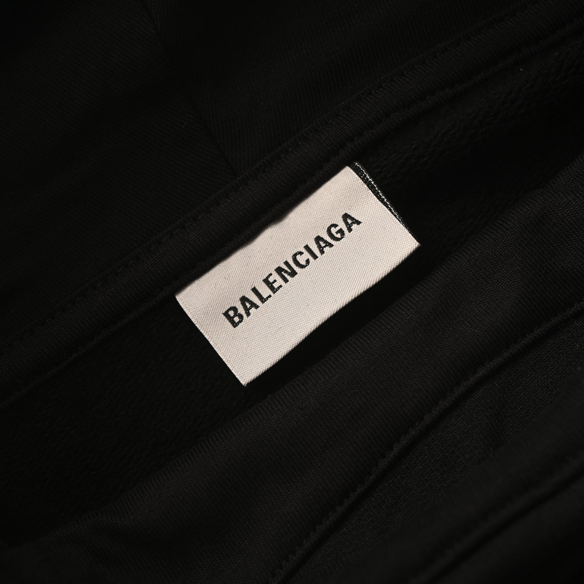 BALENCIAGA Cowl Neck Gradient Print Hoodie