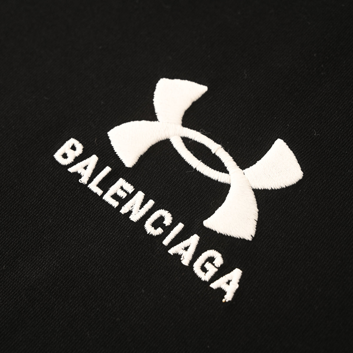 BALENCIAGA x Under Armour Embroidered Logo Short Sleeve T-Shirt