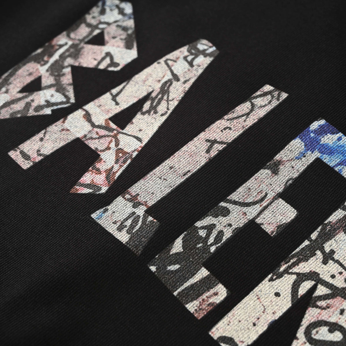 Graffiti Lettering Combed Cotton Short Sleeve T-Shirt