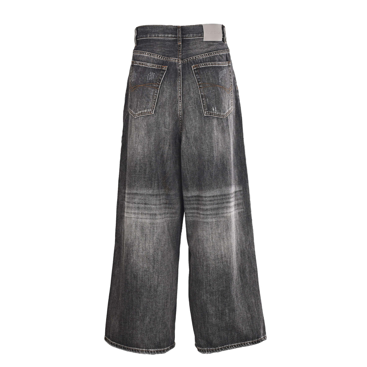 BALENCIAGA Raised Embroidery Baggy Washed Jeans
