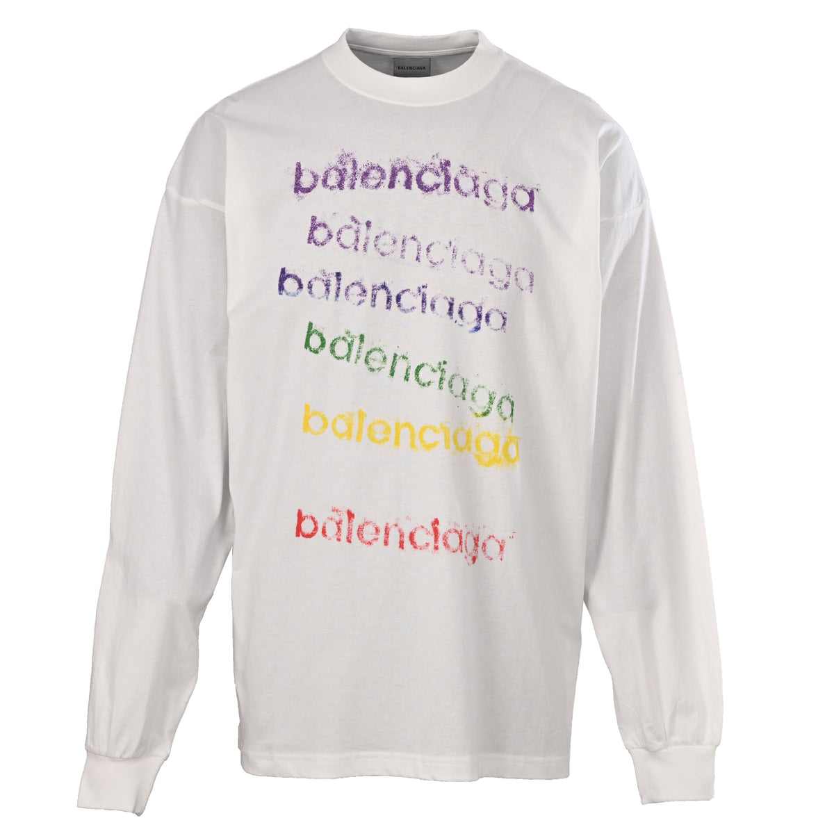 Rainbow Graphic Heavyweight Cotton Long Sleeve T-Shirt