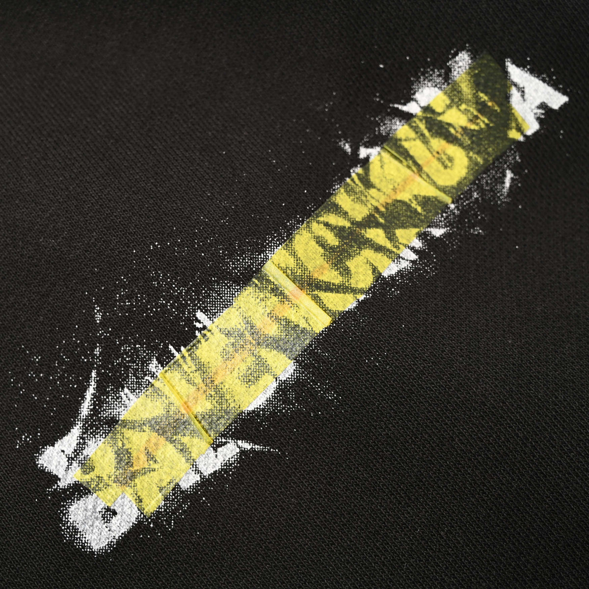 BALENCIAGA BLCG Green Tape-Effect Graffiti Pants