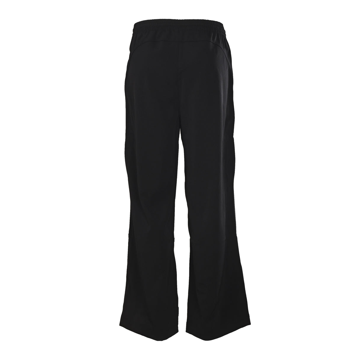 Balenciaga BLCG Slogan Embroidered Black Wool-Blend Trousers