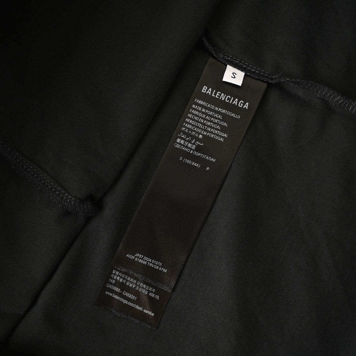 BALENCIAGA Distressed Layered-Look Graphic Long Sleeve T-Shirt