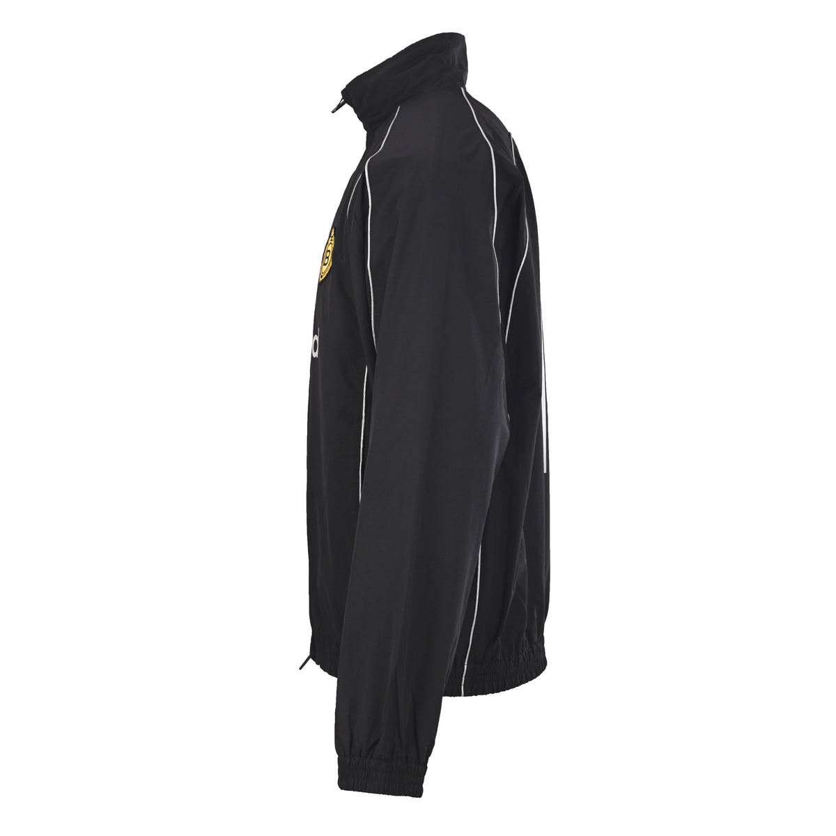 BALENCIAGA Cotton Poplin Badge Panelled Shell Jacket