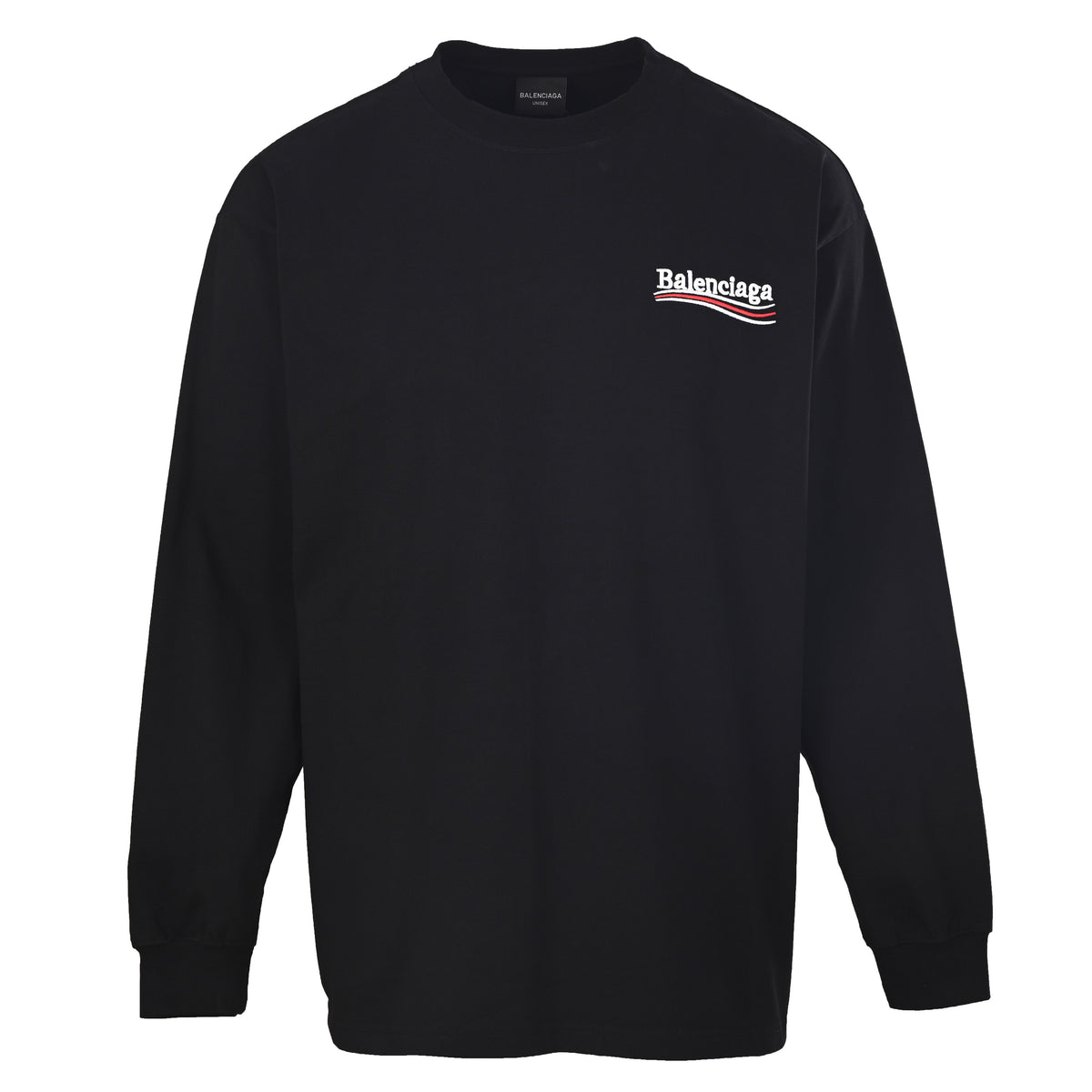 Balenciaga BLCG Cola Embroidered Heavyweight Long-Sleeve T-Shirt
