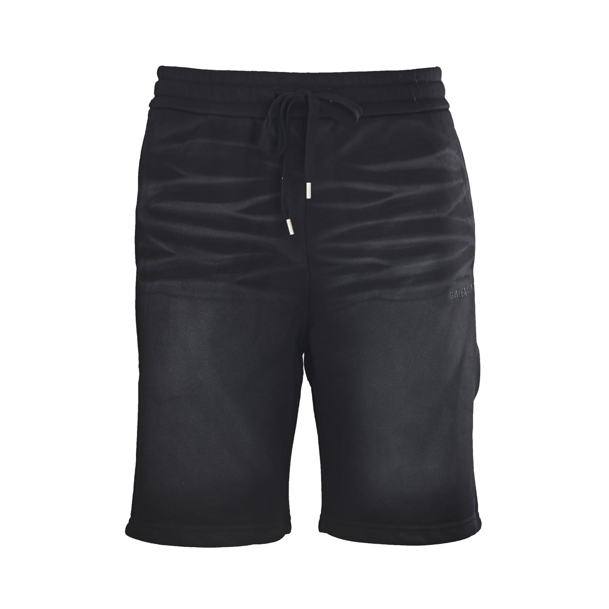 BALENCIAGA Washed Embroidered Lettering Shorts