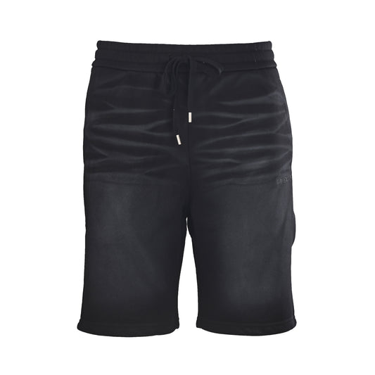 BALENCIAGA Washed Embroidered Lettering Shorts