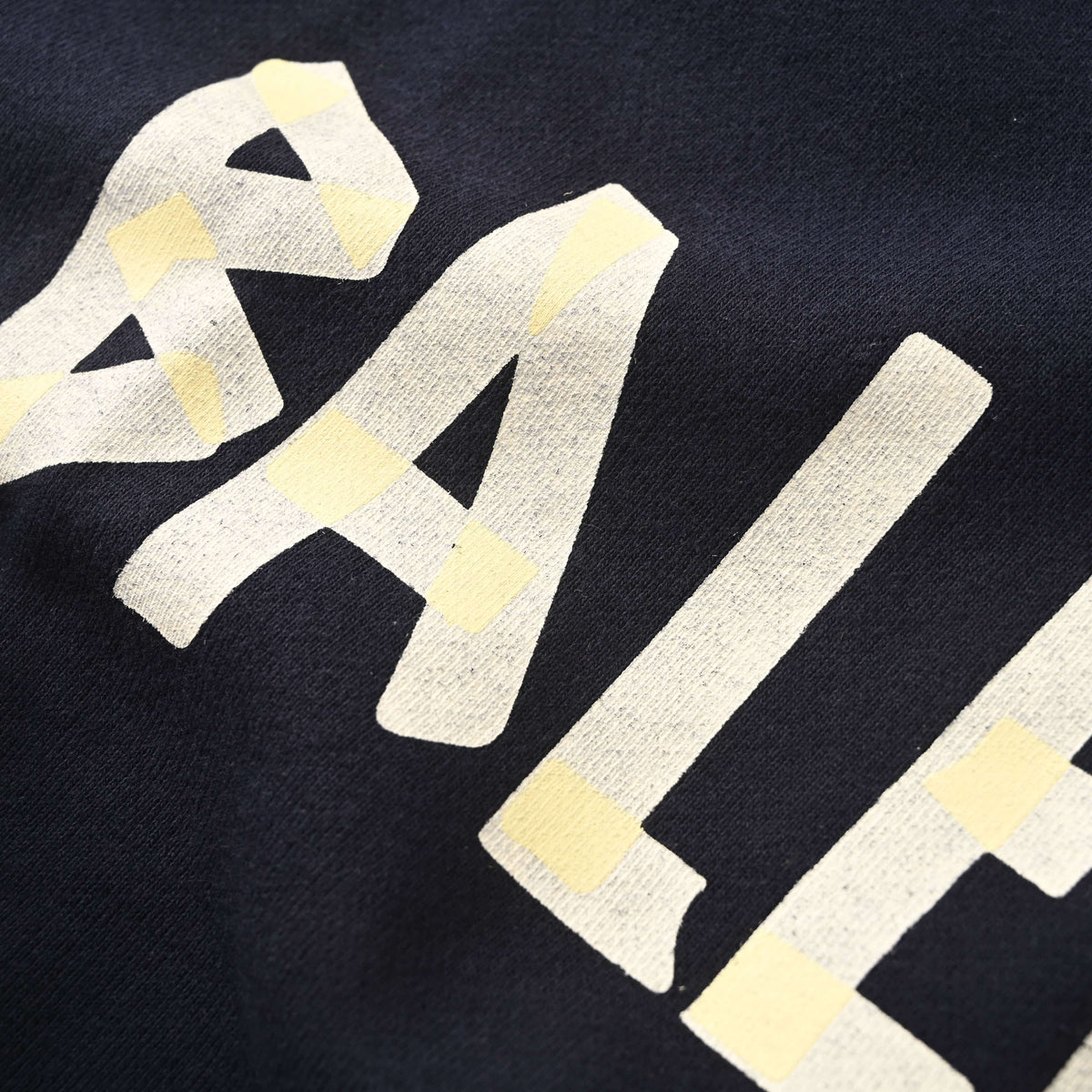 BALENCIAGA Washed Distressed Masking Tape Print Hoodie
