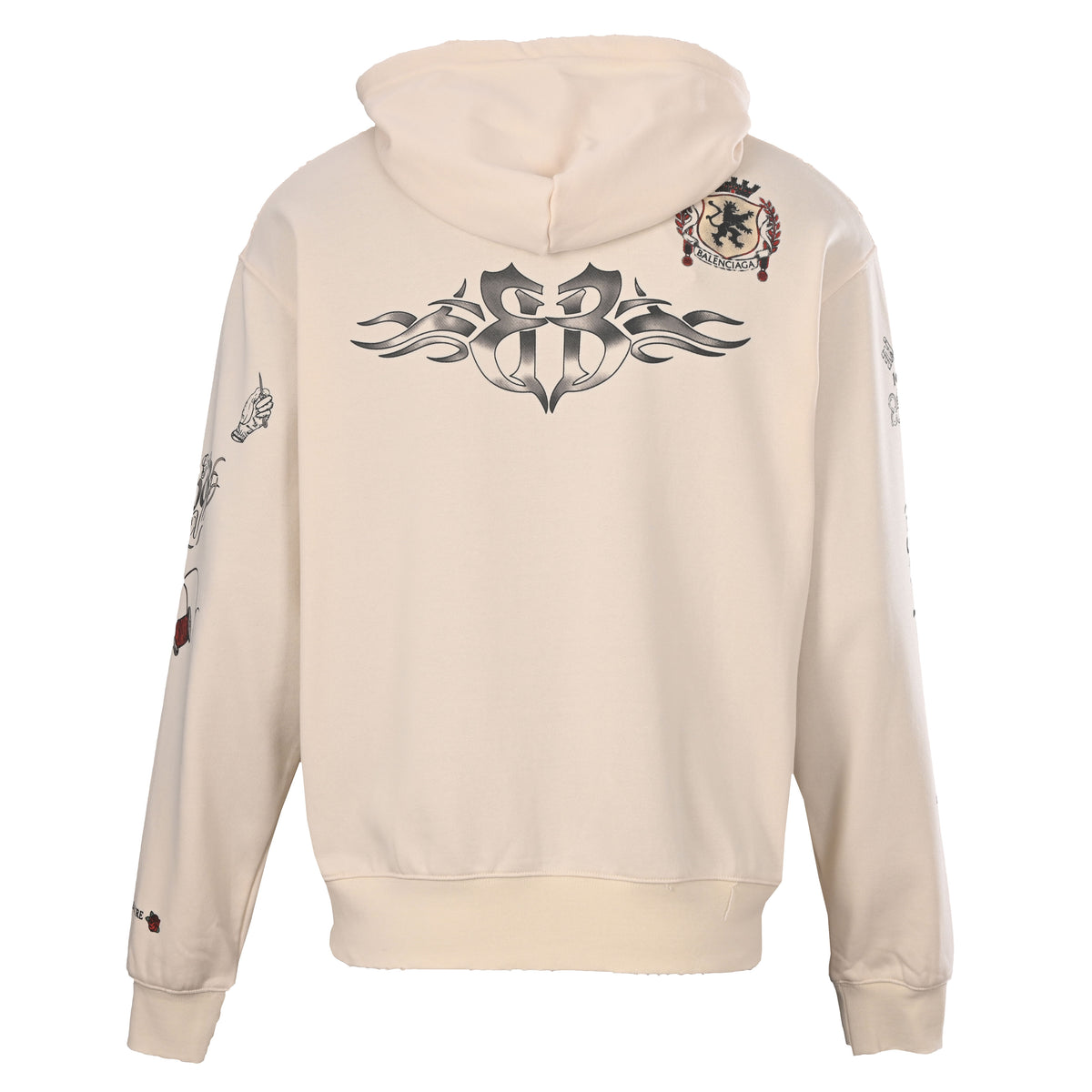 BALENCIAGA Tattoo Graphic Hoodie