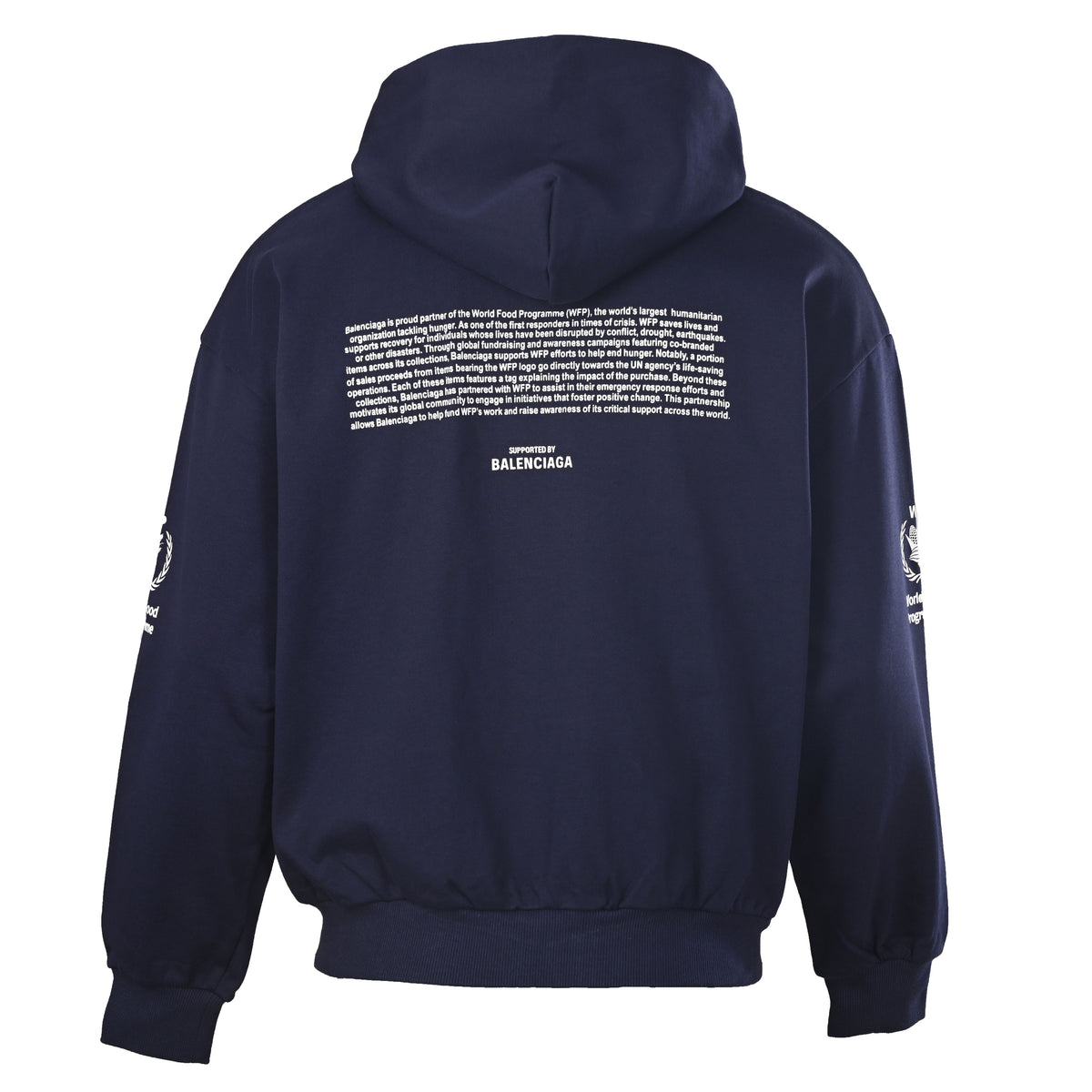 Balenciaga BLCG WFP Washed Cotton Terry Zip-Up Hoodie