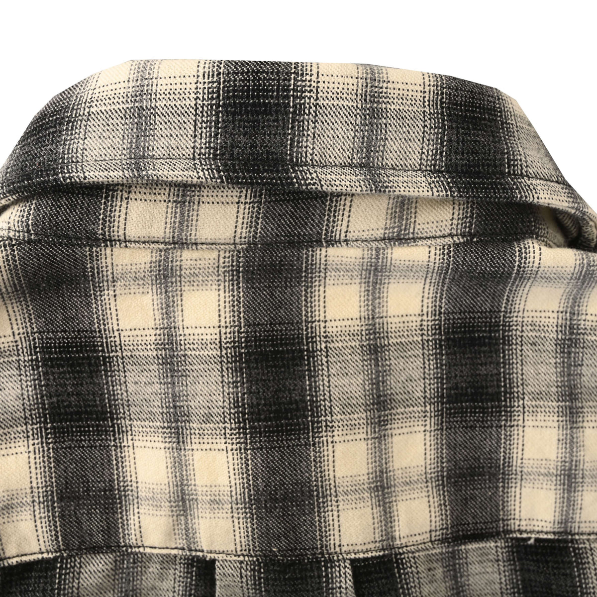 Balenciaga Embroidered Logo Plaid Long Sleeve Shirt
