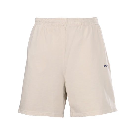 BALENCIAGA BLCG BACK Embroidered Lettering Shorts